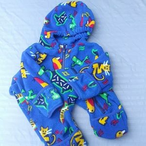 Columbia 6-12month fleece bunting